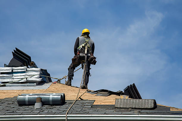 Professional Roof Installation technician working in Plantersville, AL